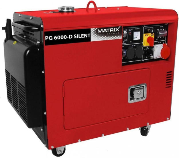 Matrix Stromgenerator Pg 6000-d Silent Rot, Schwarz für nur € 979 statt