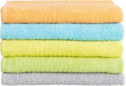 wogibtswas.at - Handtuch gelb, grau, grün, orange, türkis € 2,99 statt