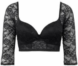 Spitzen-Push-up-Top