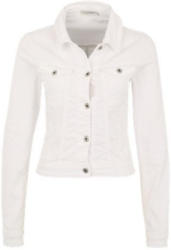 Weiße Denim-Jacke