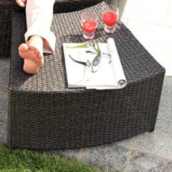 Chillout Beistelltisch oval