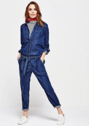 COMMA Lässiger Jeans-Jumpsuit im Used-Look