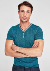 s.Oliver RED LABEL Slim: Meliertes Henley-Shirt