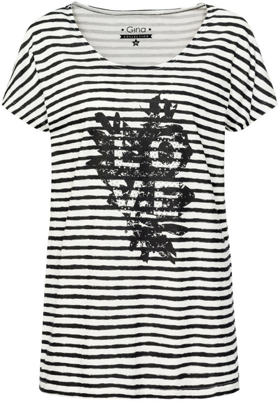 Damen T-Shirt im Streifen-Look