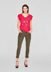 s.Oliver RED LABEL V-Neck-Shirt mit Statement-Print