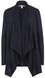 Cardigan mit Wasserfallkragen