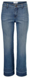Flared-Jeans gewaschener Denim