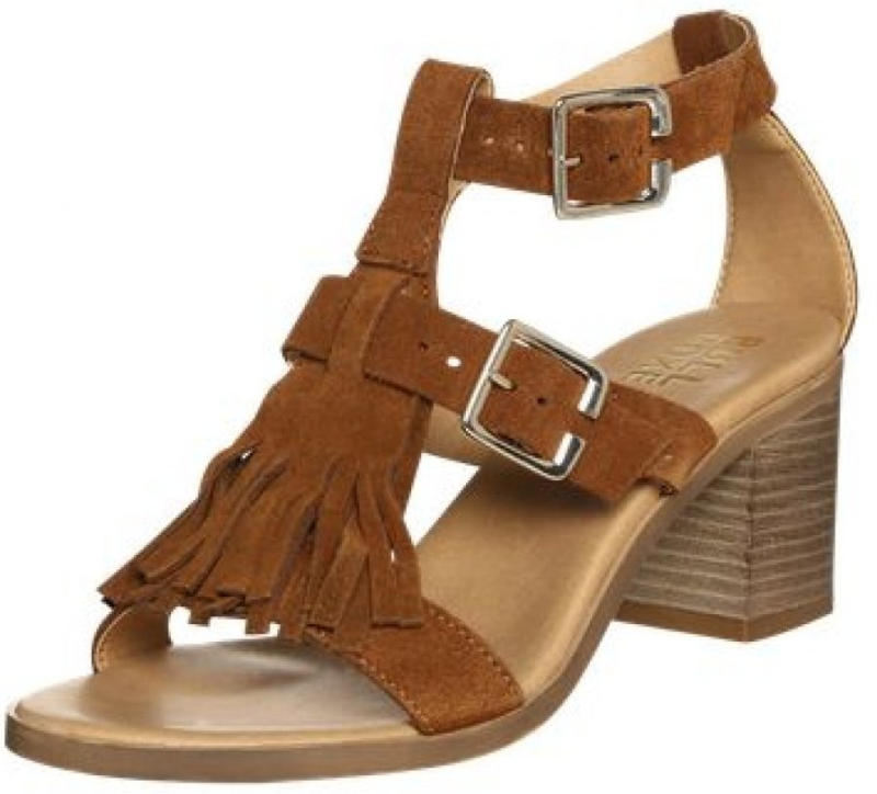 Sandalette mit Fransenbesatz