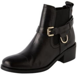 Chelsea Boots mit Zier-Riegel ´Saddle´