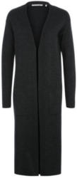 Longcardigan mit Seitenschlitzen