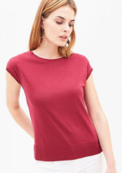 s.Oliver BLACK LABEL Elegantes T-Shirt mit Rippbund
