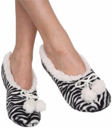 Kuschelballerinas mit Teddyfutter und Antirutschsohle