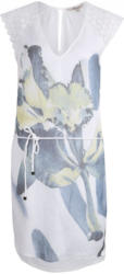 Kleid im Material-Mix
