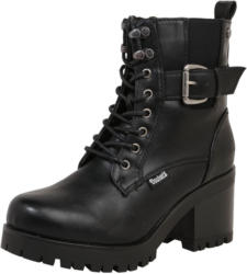 Schnürstiefel mit Blockabsatz