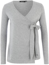 Wickelshirt mit Ösendetail