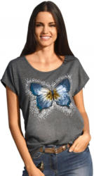 Amy Vermont Shirt mit Schmetterlingsmotiv