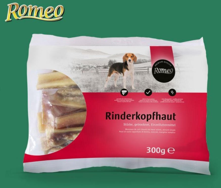 wogibtswas.at ROMEO Rinderkopfhaut für Hunde € 4,99 bei HOFER