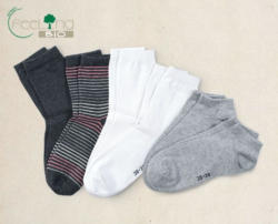 GREEN FEELING BIO Damen-Socken, Doppelpkg.