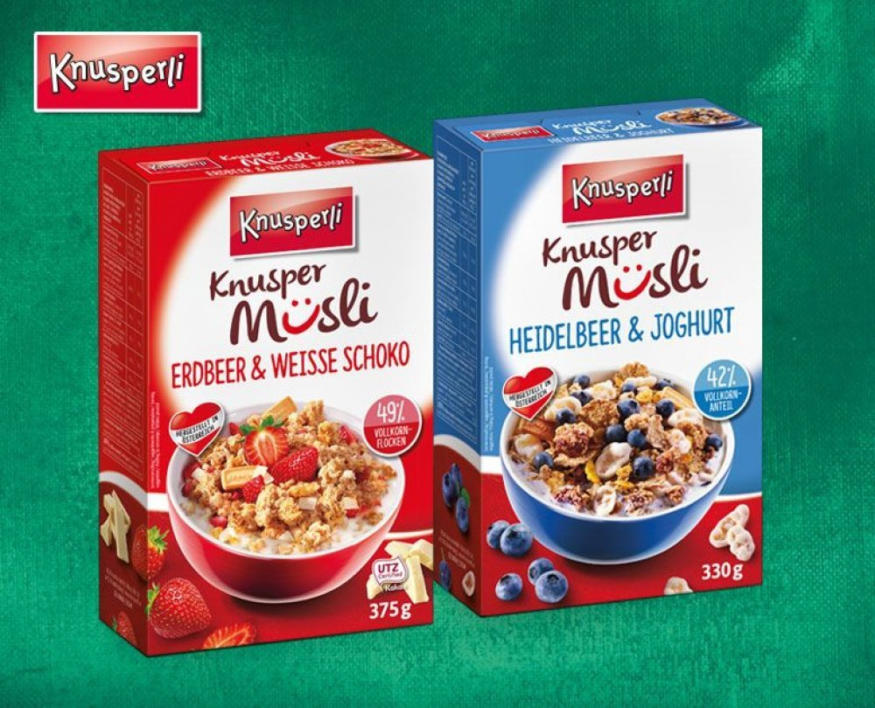 KNUSPERLI Knusper Müsli ️ Online von HOFER - wogibtswas.at