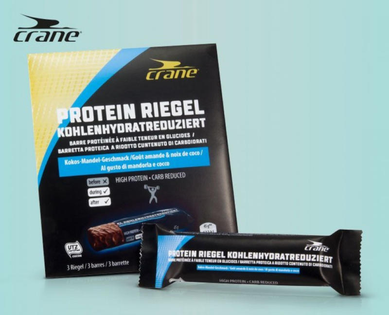 CRANE Protein Riegel kohlenhydratreduziert ️ Online von HOFER