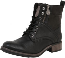 Schnürstiefel mit Zierzipper