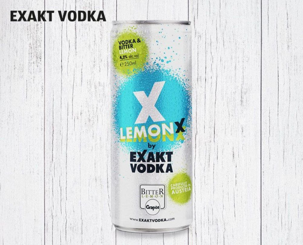 EXAKT VODKA Vodka & Bitter Lemon ️ Online von HOFER wogibtswas.at
