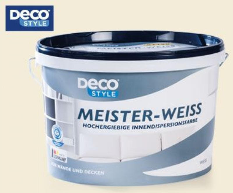 DECO STYLE PremiumFarbe „MeisterWeiß“ ️ Online von HOFER wogibtswas.at