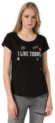TOM TAILOR DENIM T-Shirt »Print-Shirt mit Applikationen«