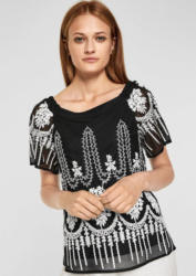 s.Oliver BLACK LABEL Off Shoulder-Bluse mit Embroidery