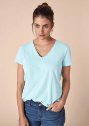 TRIANGLE Basic T-Shirt mit V-Neck