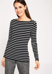 COMMA Longsleeve mit klassischem Streifenmuster