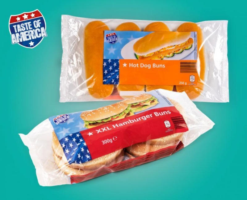 TASTE OF AMERICA Hamburger-/Hot Dog-Brötchen ️ Online von HOFER ...