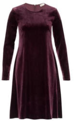 Samtkleid in A-Linie