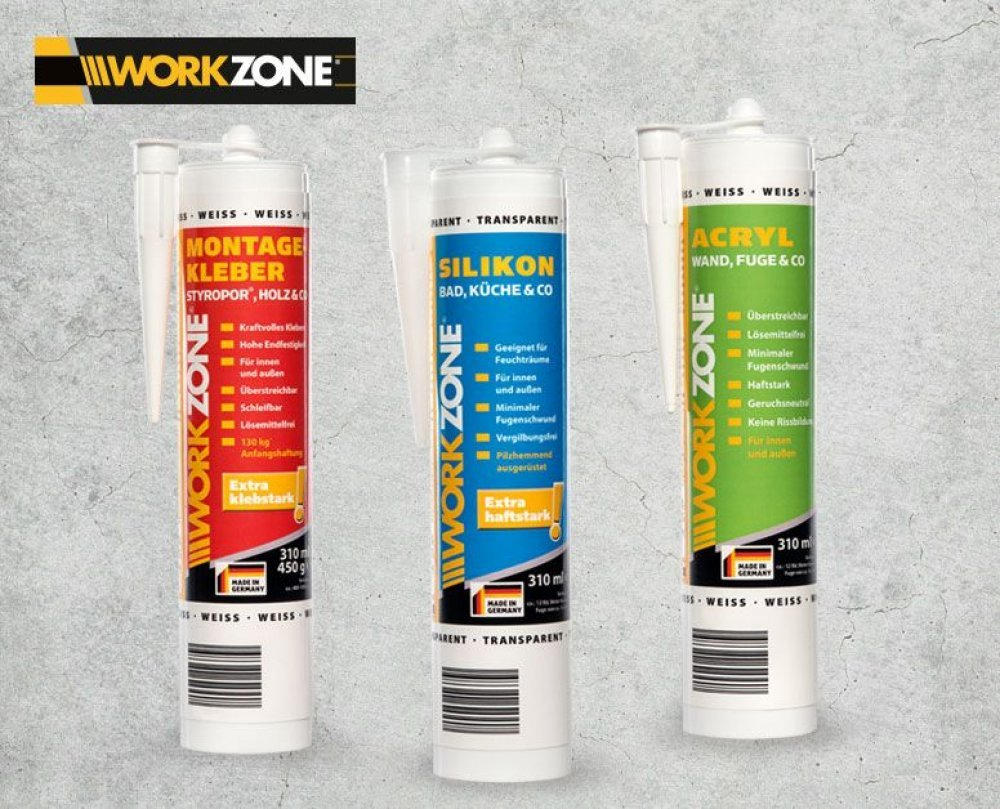 Workzone Silikon Montagekleber Acryl Nur 1 79 Hofer Angebot
