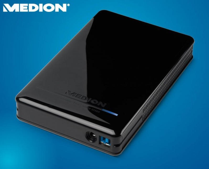 MEDION Externe Festplatte 3,5”, 1 TB ️ Online von HOFER - wogibtswas.at
