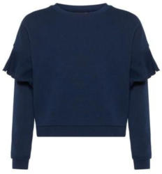 Kurzes Rüschen Sweatshirt