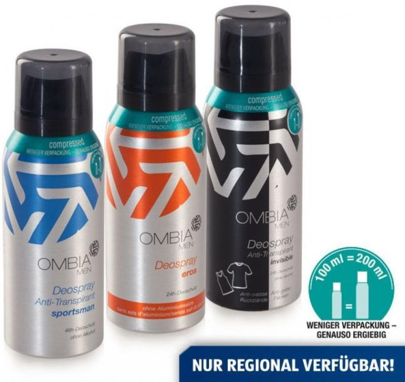OMBIA MEN Compressed DeoSpray ️ Online von HOFER wogibtswas.at