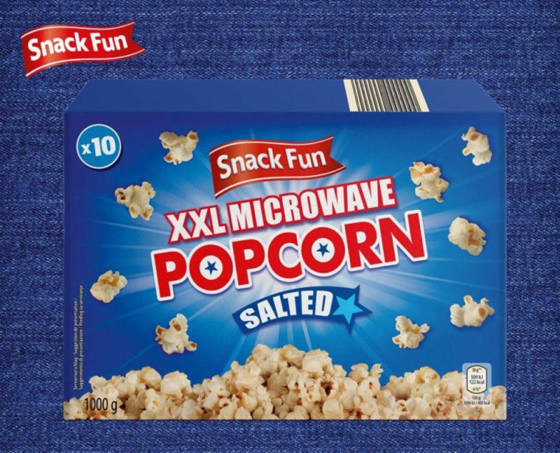 SNACK FUN XXLMikrowellenPopcorn ️ Online von HOFER wogibtswas.at