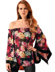 Amy Vermont Bluse mit floralem Druck allover