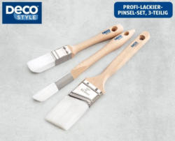DECO STYLE Premium-Pinsel-Set, 3-teilig