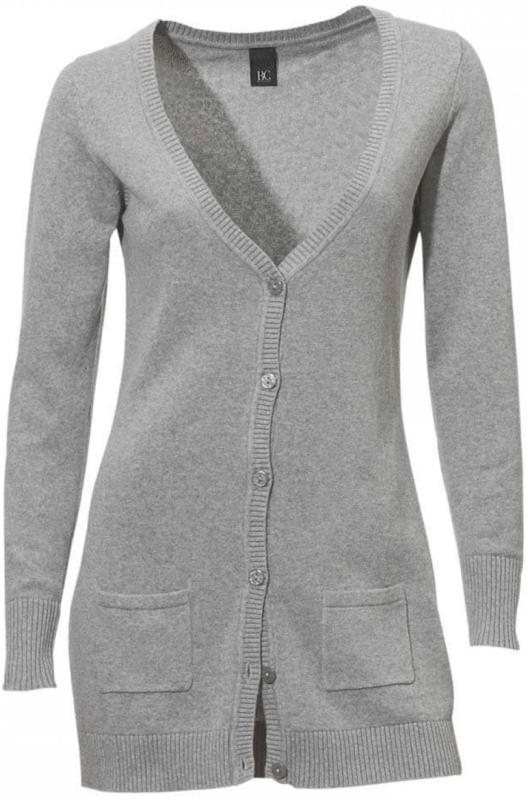 Longstrickjacke