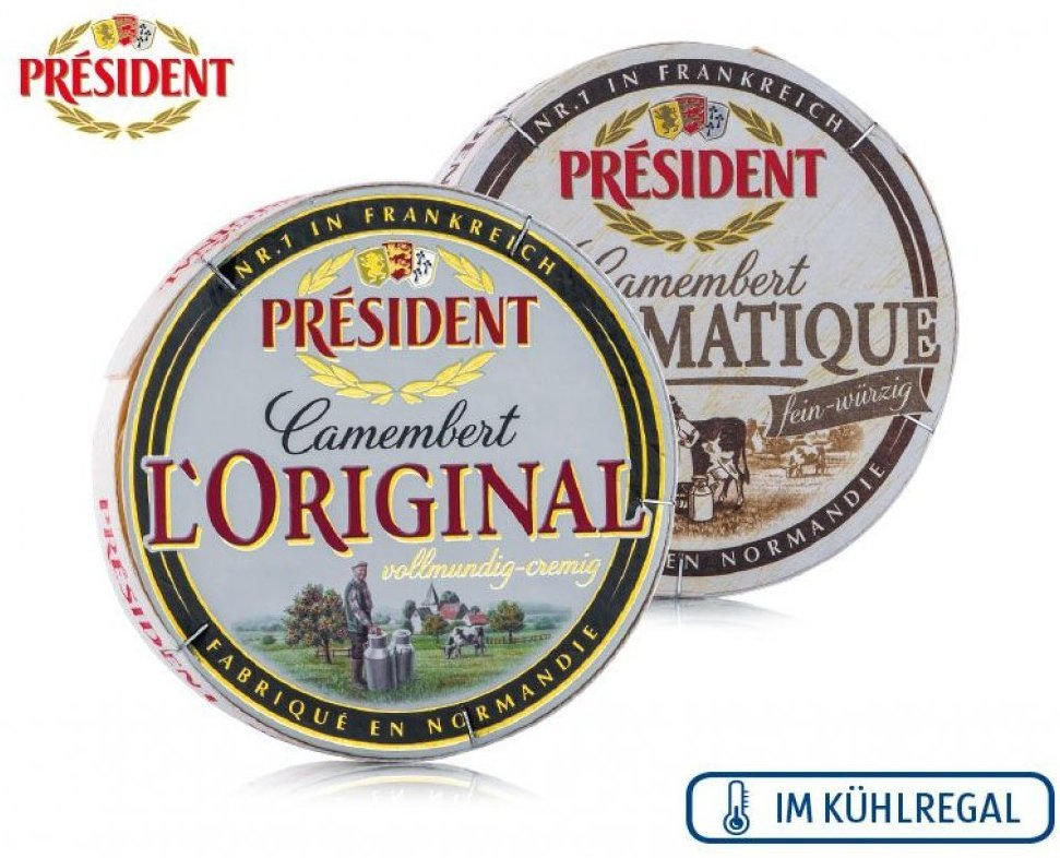PRÉSIDENT Franz. Camembert ️ Online von HOFER wogibtswas.at