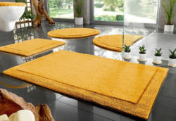 Badematte, Halbrund, Home Affaire Collection, »Kapra«, beidseitig verwendbar, Bio Baumwolle