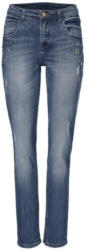 Boyfriend-Jeans im Used-Look