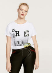 VIOLETA by Mango Bedrucktes Baumwoll-T-Shirt