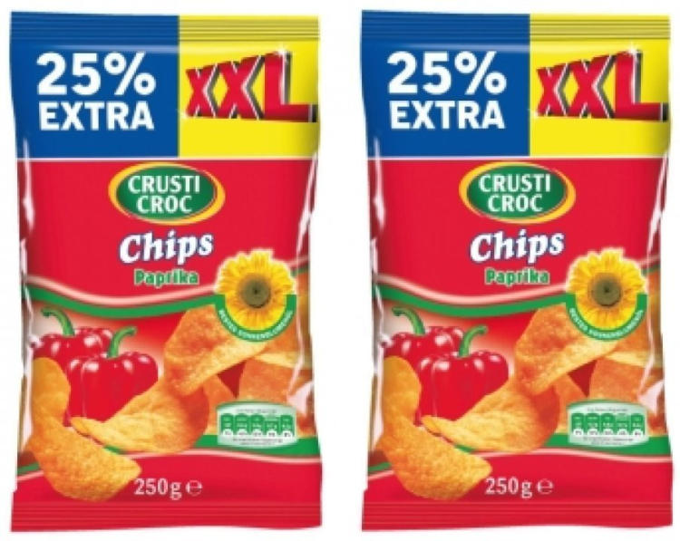 „CRUSTI CROC“ Paprika Chips 200 g + 50 g gratis ️ Online von Lidl