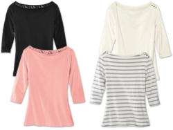 ESMARA® Damen Langarmshirt, 2er