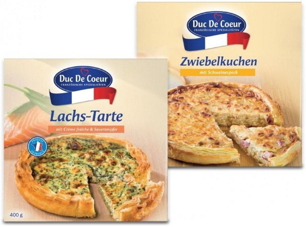 DUC DE COEUR Lachs-/Zwiebelkuchen ✔️ Online von Lidl Österreich
