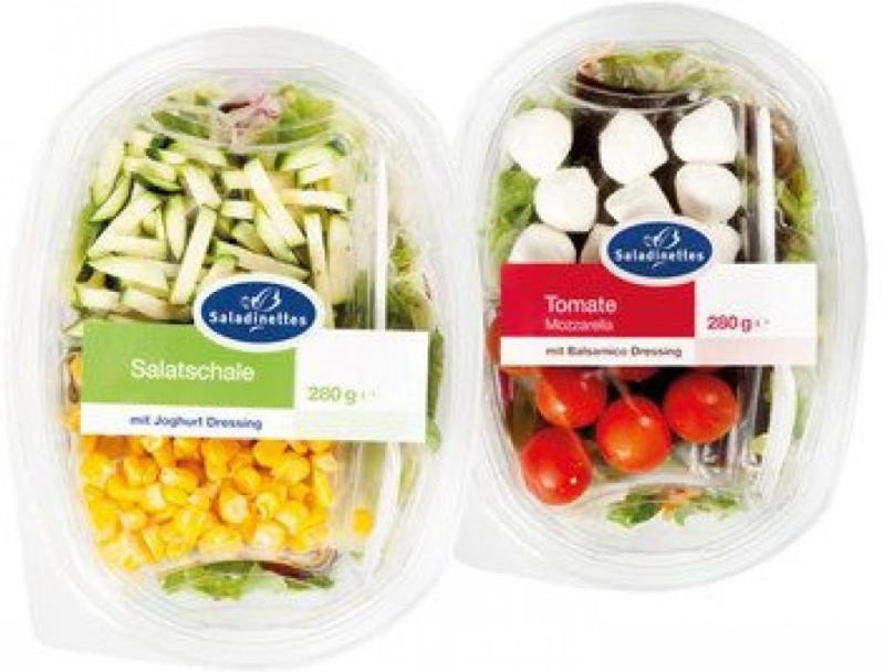 Frischer Salat mit Dressing ️ Online von Lidl Österreich