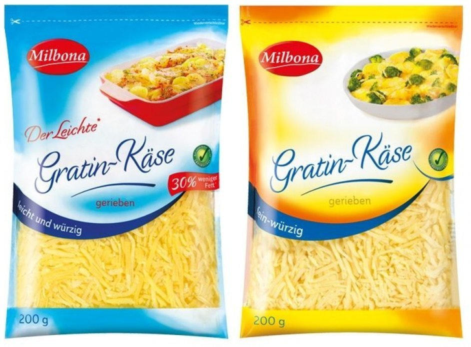 MILBONA Gratin-Käse gerieben ✔️ Online von Lidl Österreich